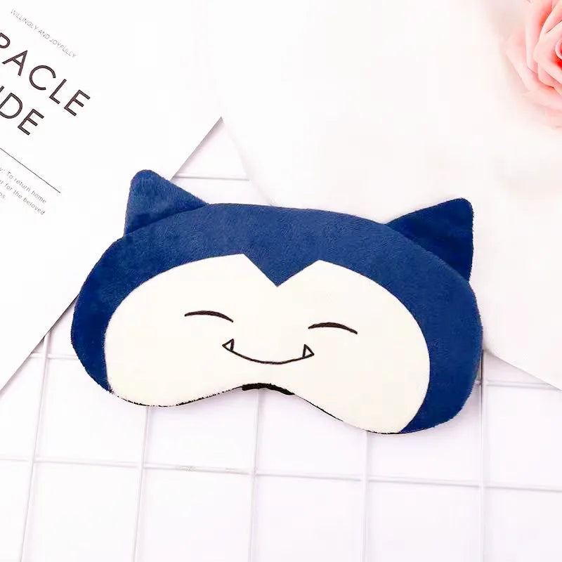 Cute Pikachu Sleep Mask for Men Women - Relaxing Eye Cover Blindfold for Nap Travel