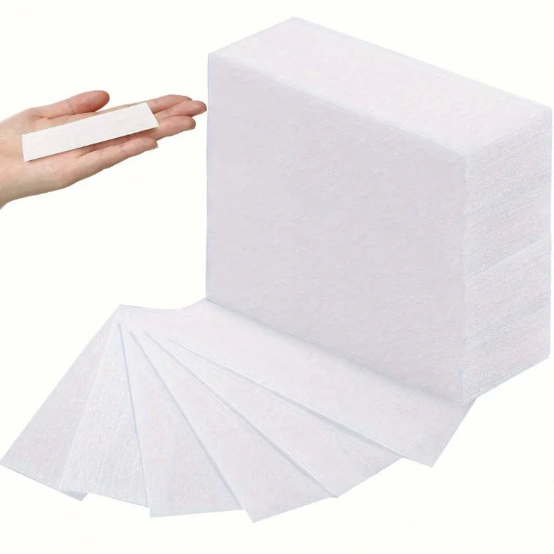 300PCS Painless Facial and Body Hair Removal Wax Strips - Bikini, Legs, Arms