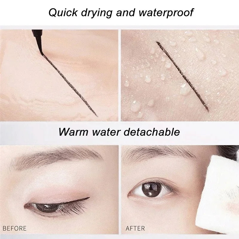 Liquid Eyeliner Pen 0.5mm Waterproof & Quick Dry for Precise Eye Makeup