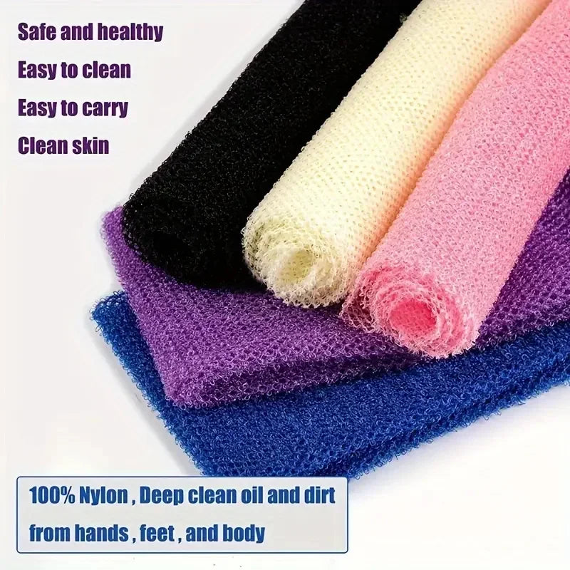 Exfoliating Mesh Bath Loofah Sponge Double-Side Washcloth for Smooth Skin