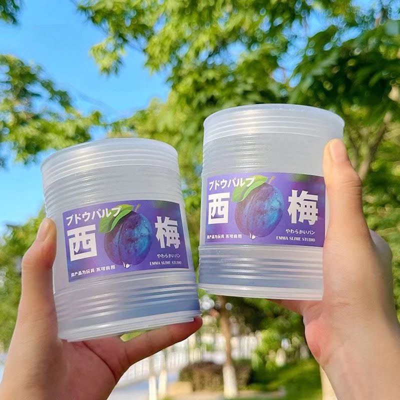 Simulated Water Slime with Bubbles and Fruit Flavors - Stress Relief Toy