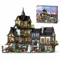 Medieval Town Modular Building Blocks Set - 3857PCS Architectural Model Kit for Adults