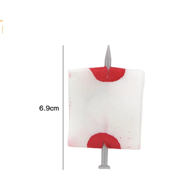 Fake Nail Through Finger Prank Toy Set - Blood Effect Magic Joke Gadgets