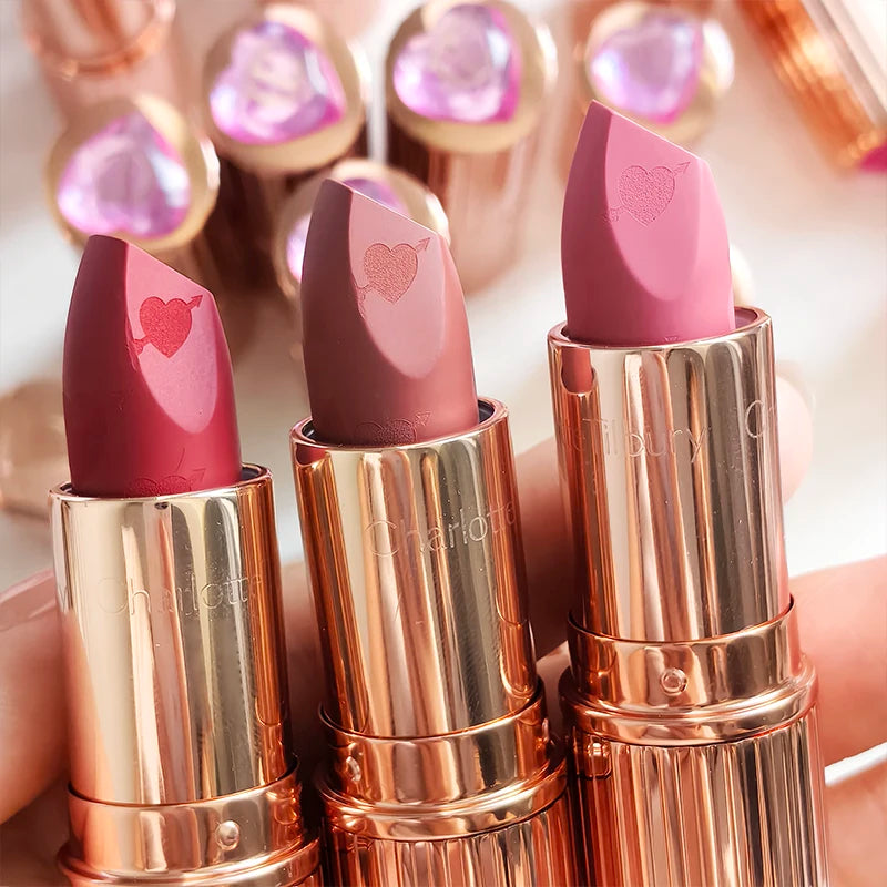 Colorful Lipstick and Blush Stick Set with Lip Gloss - 4 Colors