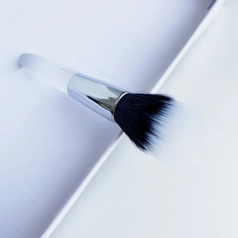 Dual-Fibre Face Foundation Blush Makeup Brush - Sheer Application Tool