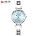 Casual Vintage Ladies Watch with Stainless Steel Dial and Adjustable Band