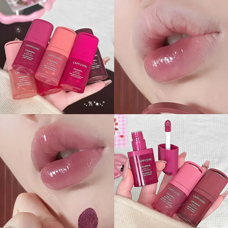 Water-Resistant Lip Gloss with Moisturizing Jelly Formula - Multiple Colors