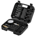 Diesel Engine Compression Tester Kit with 18 Adapters - Heavy Duty Cylinder Pressure Test Tool
