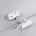 10,000mAh Mini Wireless Power Bank with Fast Charging & Embedded Cable