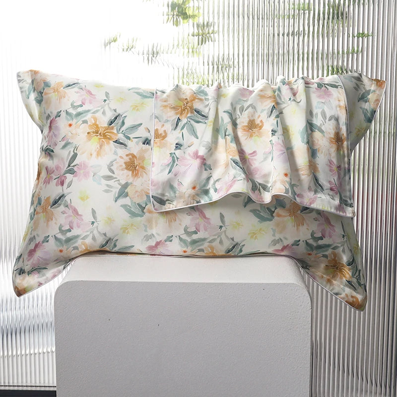Silk Pillowcase for Hair and Skin - 100% Mulberry Silk, Hypoallergenic & Soft