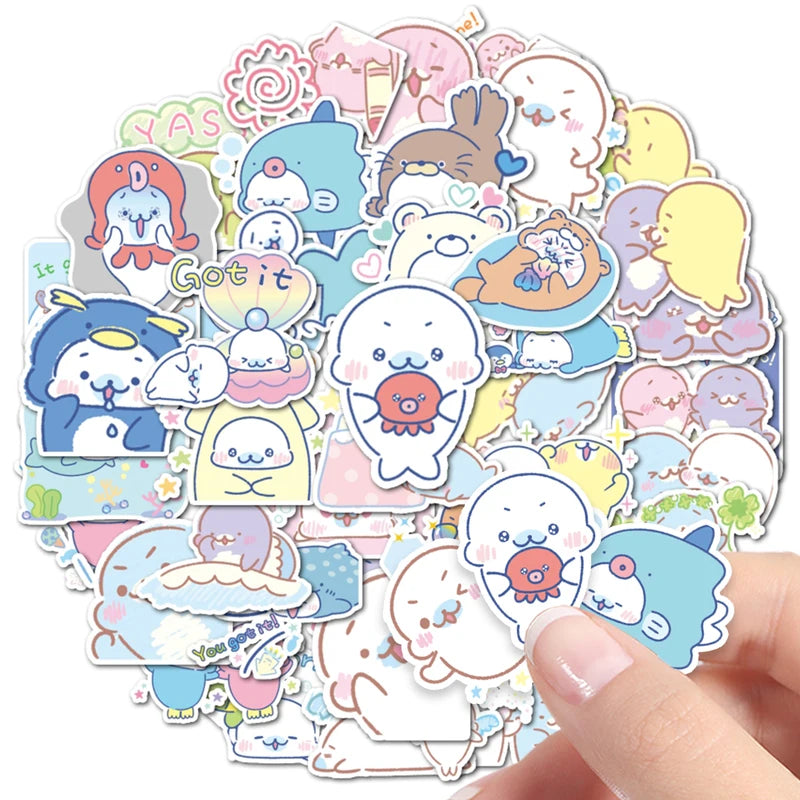 Sea Creature Sticker Set for Decorations - Small Party Gift