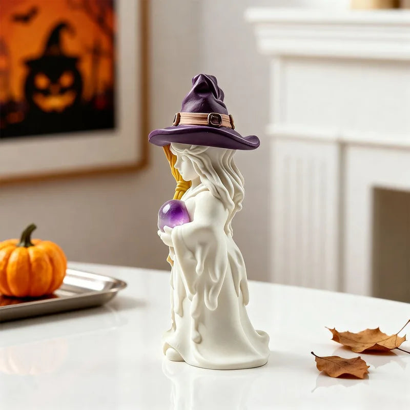 Halloween Witch Silicone Mold for Candle Making Resin Crafts Home Decor