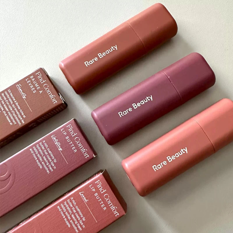Moisturizing Lip Balm Set - 4 Colors Nourishing Lip Gloss & Plumping Lipstick