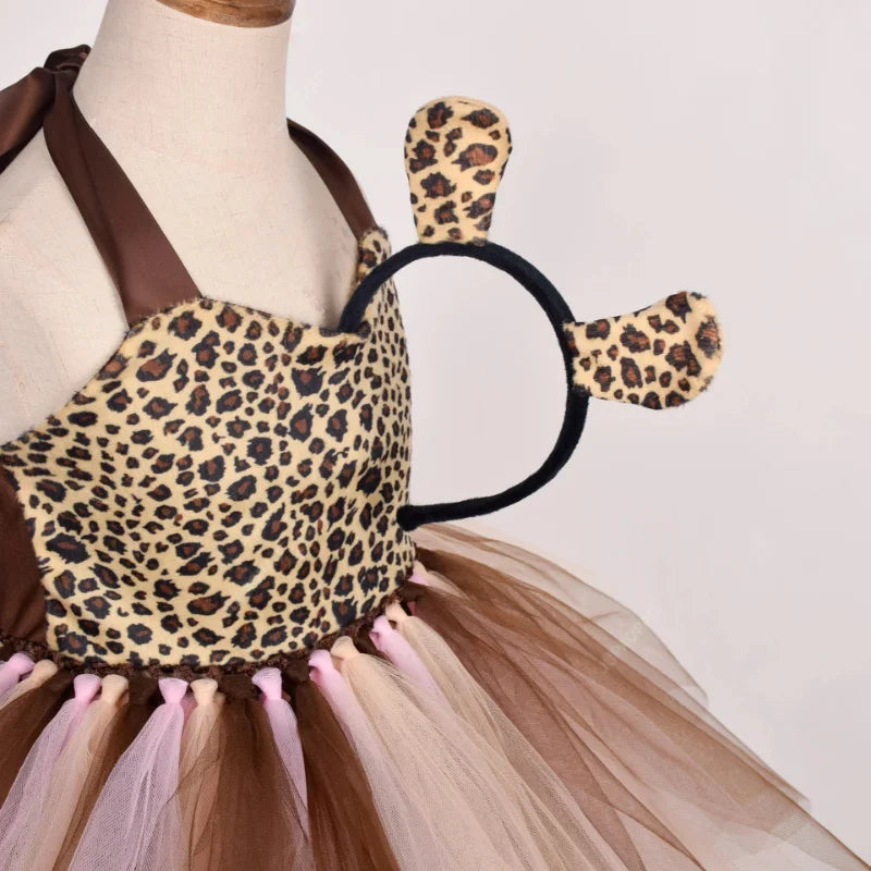 Baby Girls Halloween Animal Cosplay Costume Tutu Dress for Party & Birthday