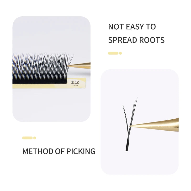 Premium Mink Eyelash Extensions Air Series - Natural Brazilian Volume