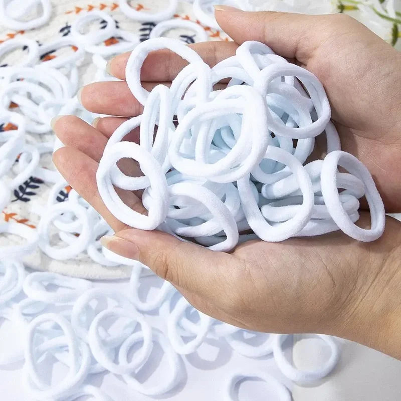 High Elasticity Ponytail Holders - Durable Hair Ties for Women, 10 Pack