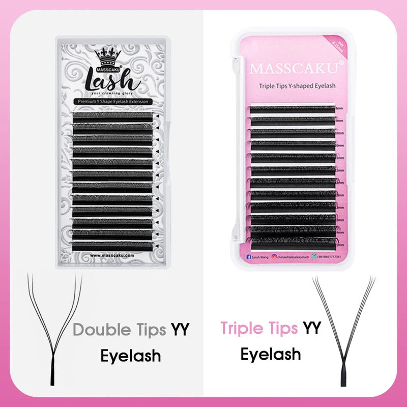 Premade Volume Lash Fans - Soft Natural False Eyelashes for Flawless Eye Makeup