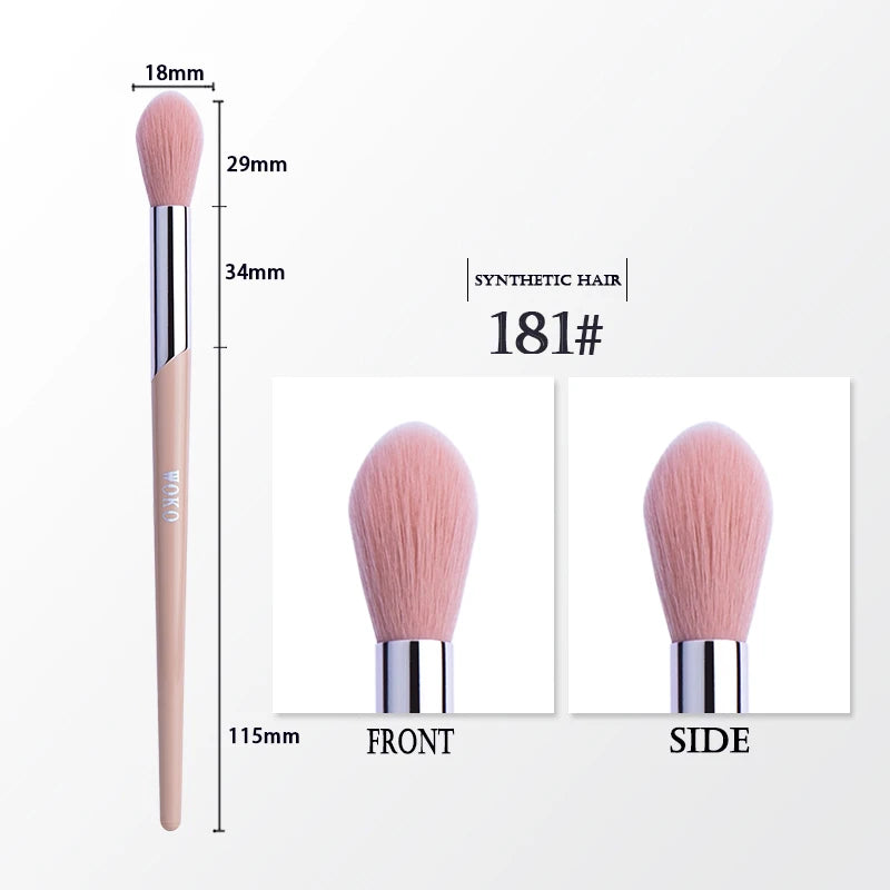 Makeup Brush for Eyeliner and Eyeshadow Smoky Eye Crease Brush - Pink, White, Purple & More