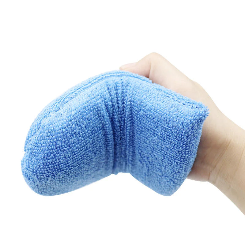 Car Polishing Wax Sponge Set - Microfiber Foam Applicators for Detailing