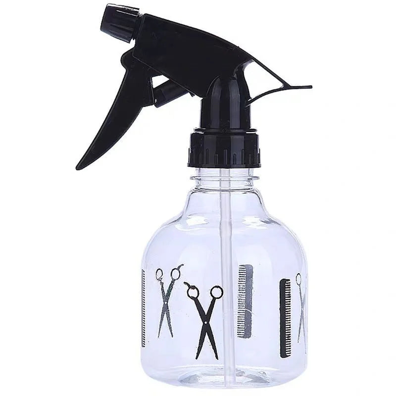Hairdressing Spray Bottle 250ml Transparent Water Mist For Salon & Hair Care