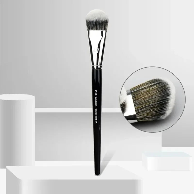Professional Foundation Brush with Broom Head for Liquid & Face Makeup