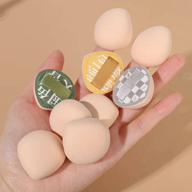 Mini Finger Cosmetic Puff Set for Foundation & Concealer - Soft & Precise Makeup Sponges