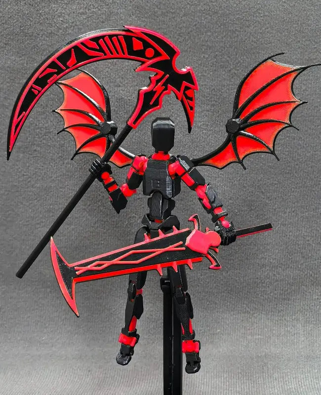 3D Printed Action Figure Set with Accessories - Collectible Toy for Kids & Adults