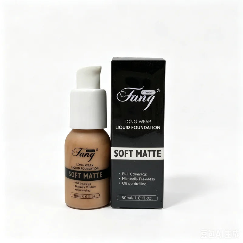Matte Liquid Foundation with SPF - Oil Control Waterproof Full Coverage Base Makeup