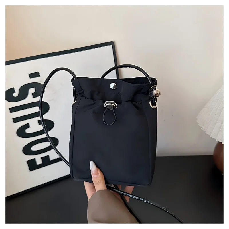 Mini Nylon Crossbody Bag with Multiple Colors - Compact Phone Wallet Purse