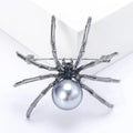 Women's Pearl Spider Brooch Halloween Party Accessory - Gift Jewelry