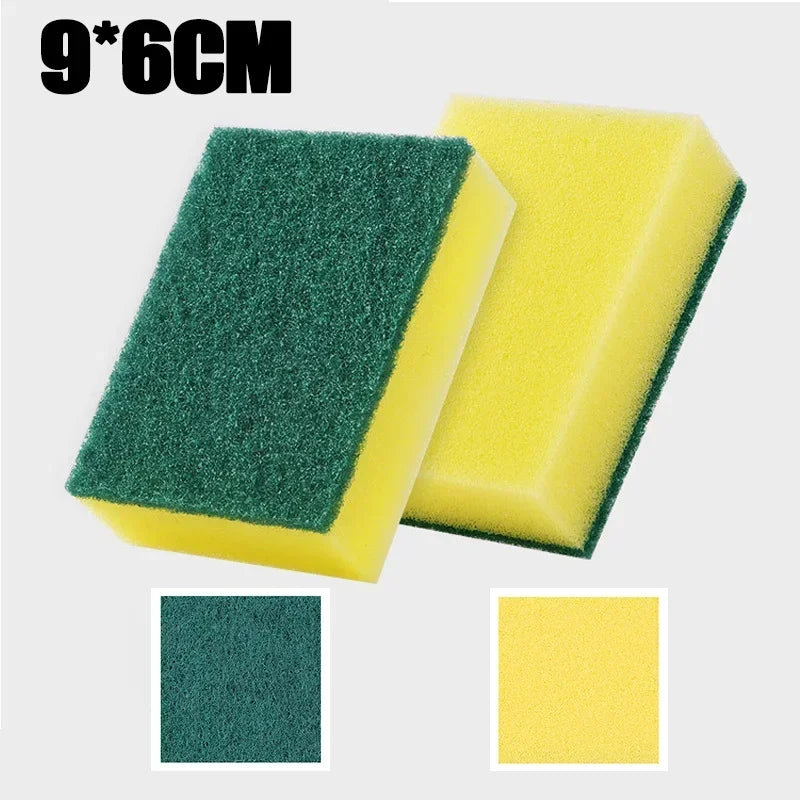 Multi-Purpose Double-Sided Cleaning Sponges Set for Car and Home - 10-60 Pieces