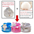 Baby Sofa Cover Plush Child's Feeding Chair Cushion with Back Support