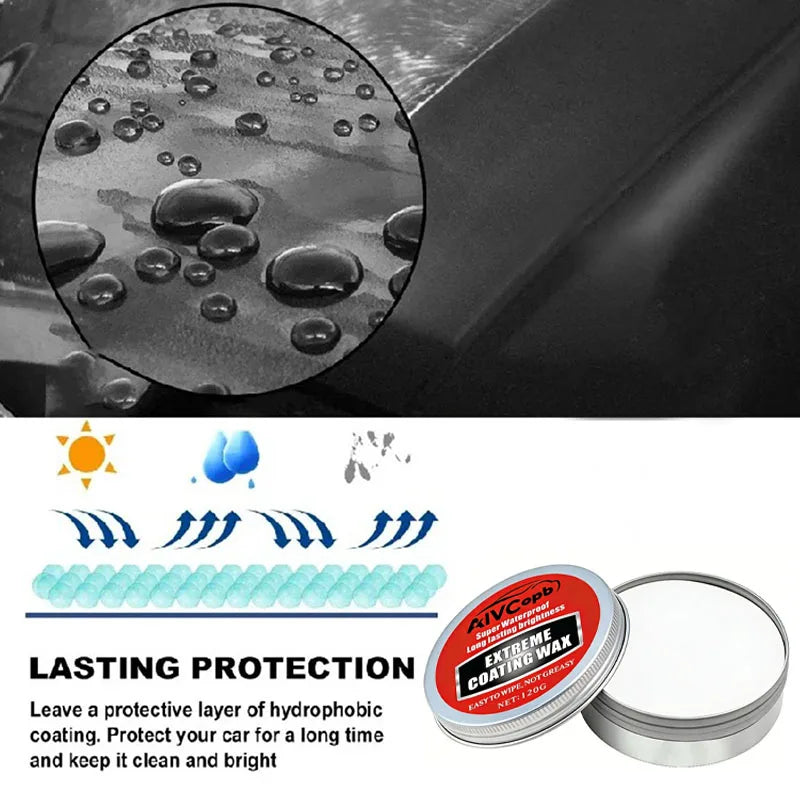 Ceramic Coating Wax for Cars Hydrophobic Paint Protection & Scratch Repair