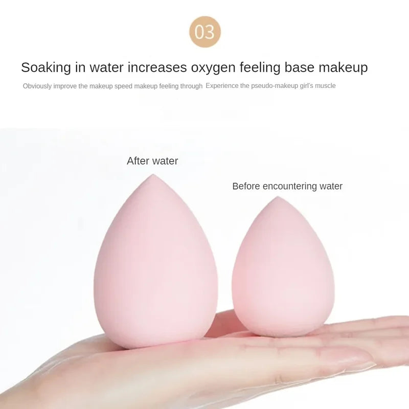 12-Piece Makeup Sponge Set with Powder Puffs, Beauty Eggs & Cushion Tools