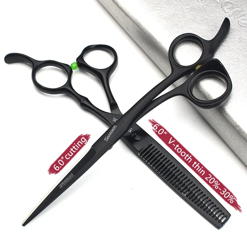 Professional Hair Cutting Thinning Scissors Salon Shears Set 6.5 Inch
