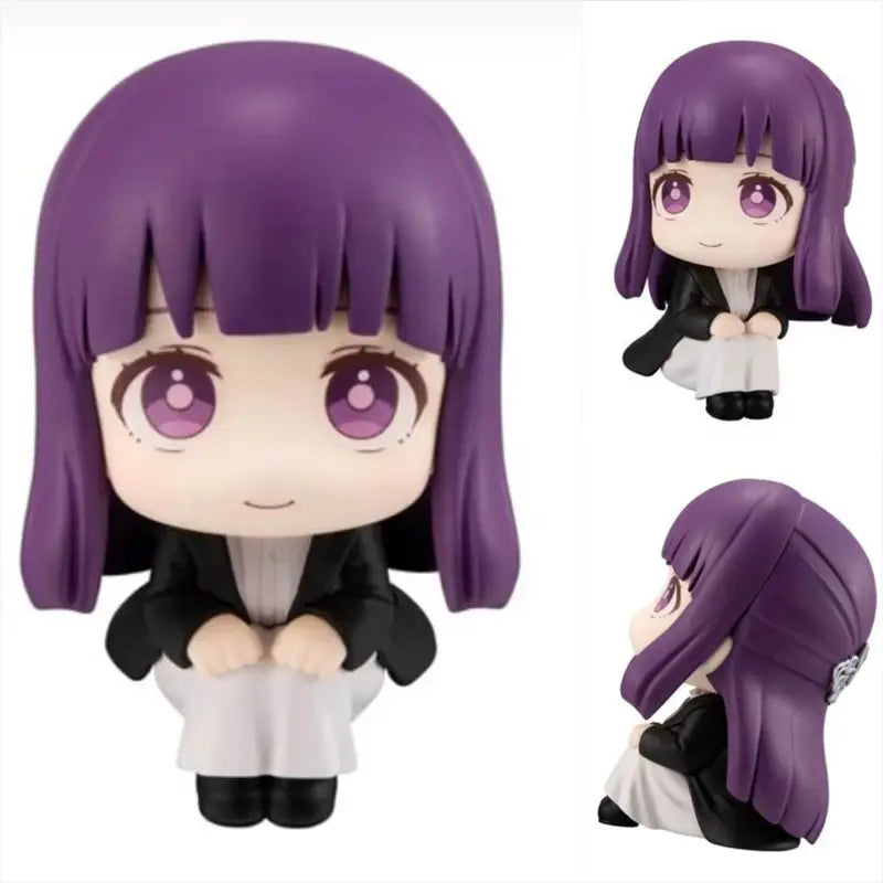10cm Chibi Frieren PVC Collectible Figures - Cute Doll Model Toys for Decor & Gifts