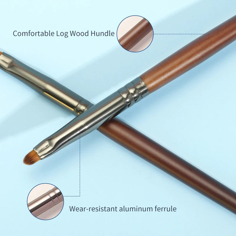 Precision Eyeliner Brush - Synthetic Mini Makeup Liner Brush for Detailed Eye Makeup