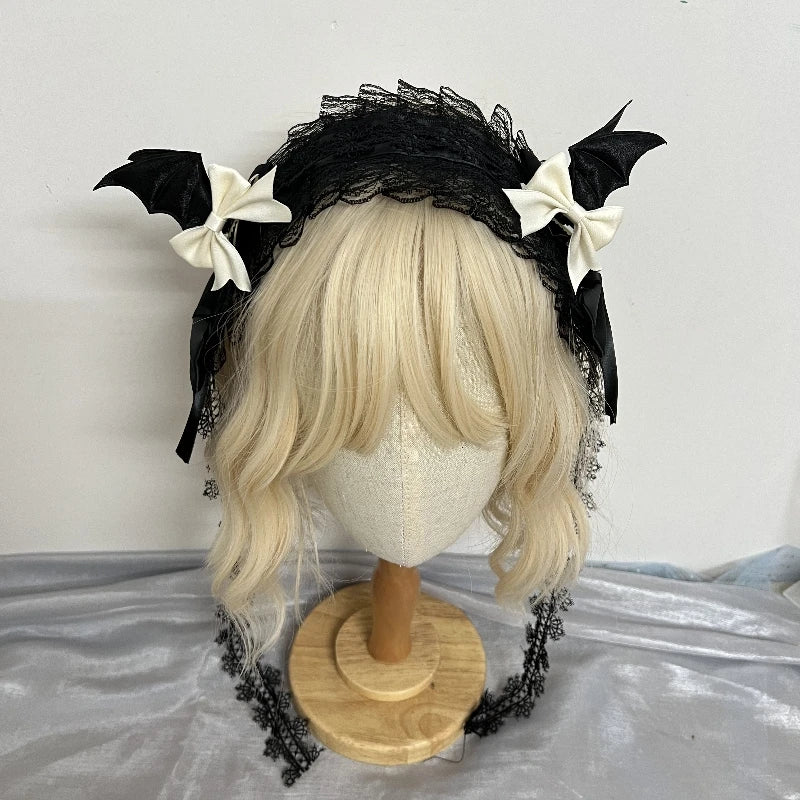 Halloween Bat Hair Band Kids & Women Costume Accessory for Festivals & Parties