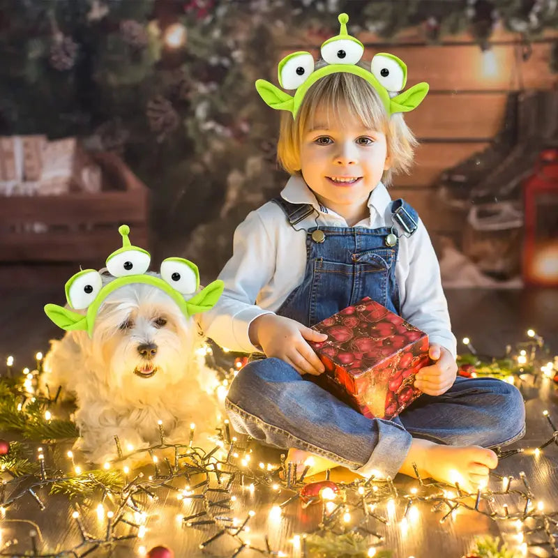 Cute Alien Headband Costume Accessory for Halloween Parties Kids & Girls