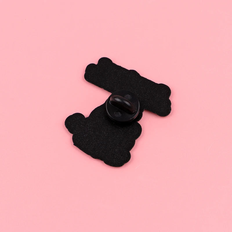 Funny Frog Enamel Pin Lapel Badge for Bags & Clothing - Gift Idea