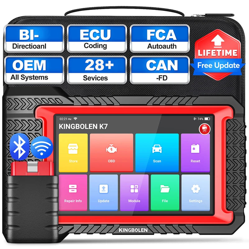 All System Car Diagnostic Scanner with ECU Coding & Lifetime Free Updates