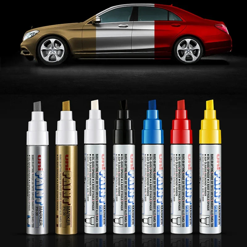 6 Pack Paint Markers Waterproof Oily Permanent Car Scratch Repair Graffiti