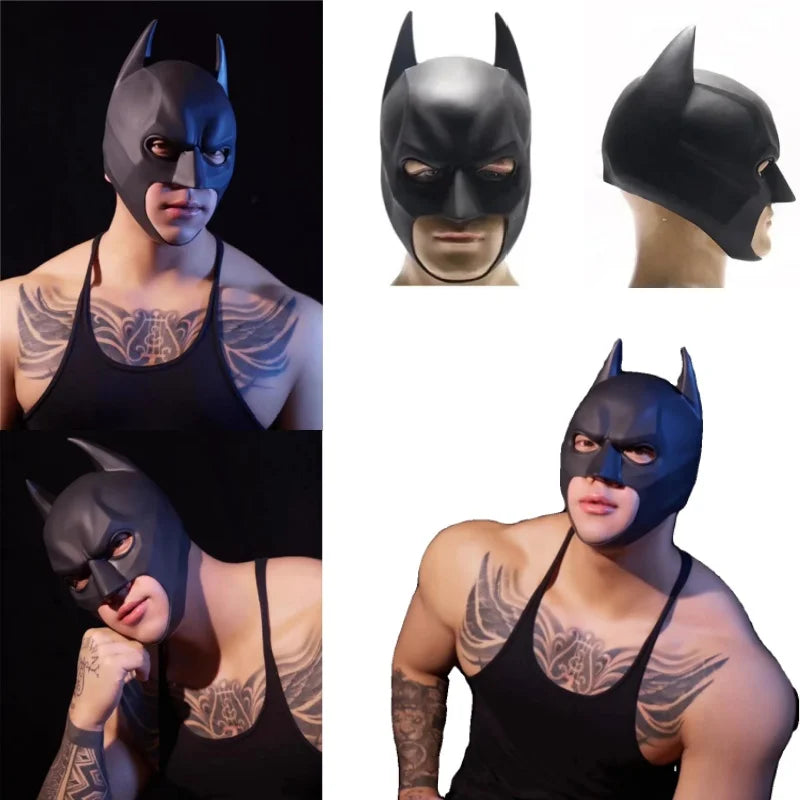 Halloween Latex Bat Mask Cosplay Headgear for Party Costume Prop