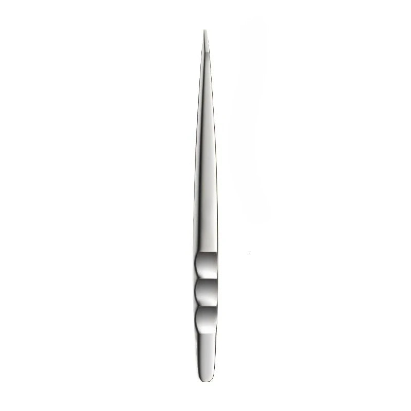 Stainless Steel Eyebrow Clip & Lash Curler Set - Wave-Shaped Tweezers for Hair Removal & Grafting
