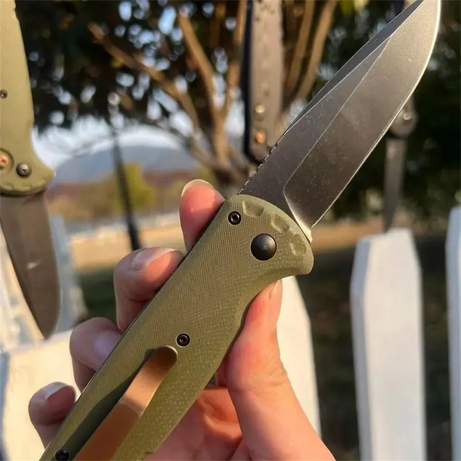 Folding Knife with G10 Handle 20.7cm Outdoor Survival & Hunting Knife