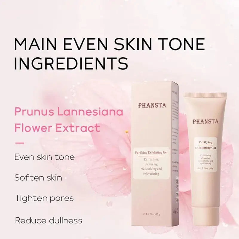 Deep Cleansing Face Exfoliating Gel for Pores & Oil Control - Gentle Skin Scrub