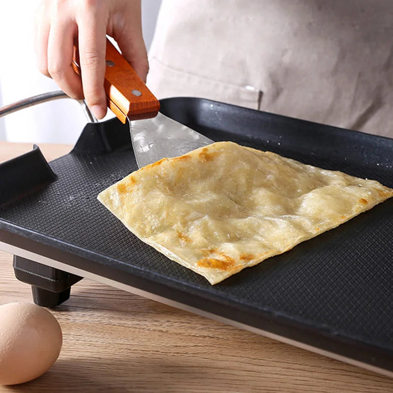 Heavy Duty Stainless Steel Oblique Spatula for Grill and Kitchen Cooking