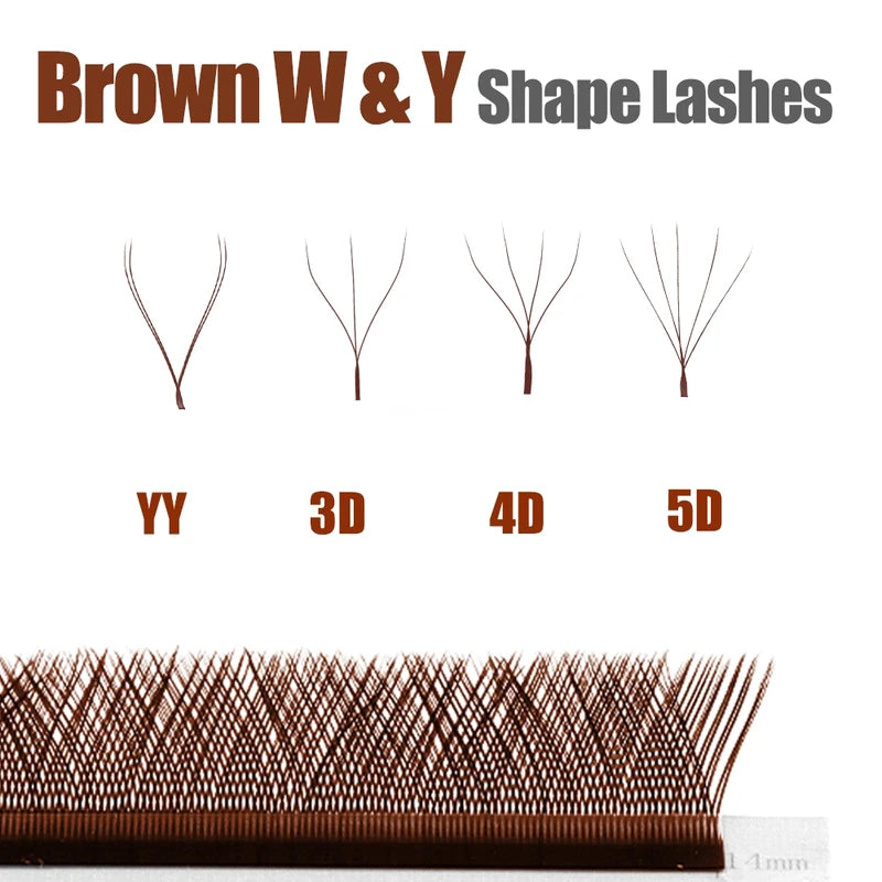 False Eyelashes W Shape Natural Soft Extensions for Makeup & Holiday Parties