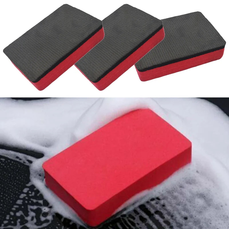 Car Clay Bar Pad Set for Paint Impurity Removal and Polishing - 3 Pieces