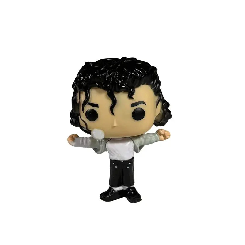 6 Styles Vinyl Michael Jackson Action Figures Collectible Toys for Men & Women